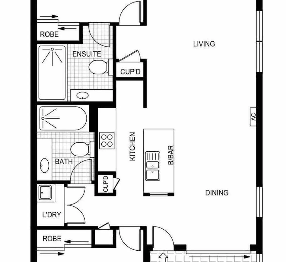 Trinity Beach Resort 2Br Apt, Pools, 500M To Beach Apartmán